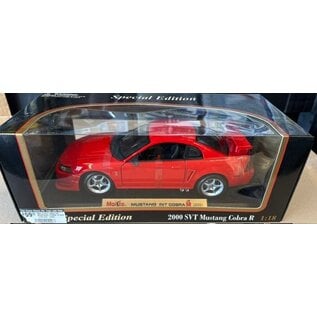MAISTO MAI 31872 2000 SVT MUSTANG COBRA R RED 1/18 DIE-CAST
