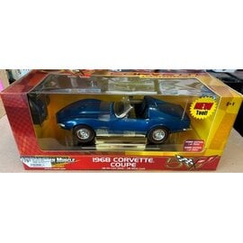 ERT 33176 1968 CORVETTE COUPE BLUE HOBBY EDITION 1/18 DIE-CAST