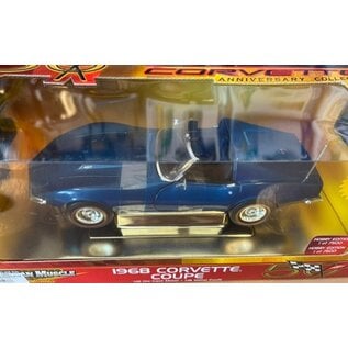 ERT 33176 1968 CORVETTE COUPE BLUE HOBBY EDITION 1/18 DIE-CAST
