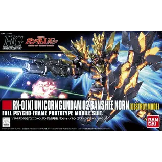 BANDAI BAN 5058780 HGUC 1/144 #175 Unicorn Gundam 2 Banshee Norn (Destroy Mode)