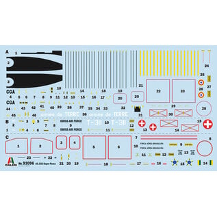 ITALERI ITA 91096 AS332 SUPER PUMA 1/72 PLASTIC MODEL