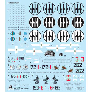 ITALERI ITA 1479 CANT Z.1007bis ALCIONE SINGLE OR TWIN-FINNED VERSION 1/72 PLASTIC MODEL