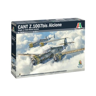 ITALERI ITA 1479 CANT Z.1007bis ALCIONE SINGLE OR TWIN-FINNED VERSION 1/72 PLASTIC MODEL