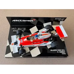 MINICHAMPS MIN 530784308  Minichamps Mclaren Ford M26 P.Tambay 1978 Limited edition 1,854 diecast 1:43 F-1