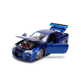 JADA TOYS JAD 37704 Jada 1/24 "FF 25th" Brian's Nissan Skyline GT-R - Color Brush