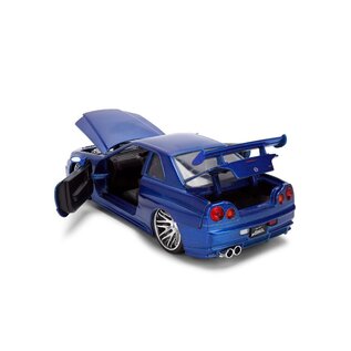 JADA TOYS JAD 37704 Jada 1/24 "FF 25th" Brian's Nissan Skyline GT-R - Color Brush