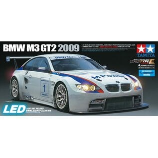 TAMIYA TAM 58449 1/10 BMW M3 GT2 2009 - TT-01 TYPE-E WITH ESC AND LED LIGHT UNIT