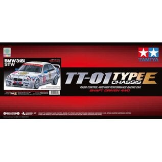 TAMIYA TAM 58516 1/10 BMW 318i STW TT-01 Type-E Kit WITH ESC