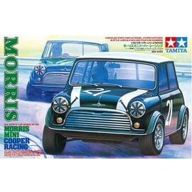 TAMIYA TAM 24130 1/24 Morris Mini Cooper Racing Plastic Model