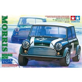 TAMIYA TAM 24130 1/24 Morris Mini Cooper Racing Plastic Model