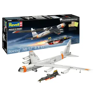 REVELL GERMANY REV 03793 PLATINUM EDITION BOEING NB-52 (STRATOFORTRESS) & X-15 1/72 PLASTIC MODEL