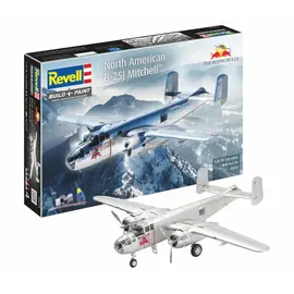REVELL GERMANY REV 05643 NORTH AMERICAN B-25J MITCHELL (THE FLYING BULLS) 1/48 PLASTIC MODEL