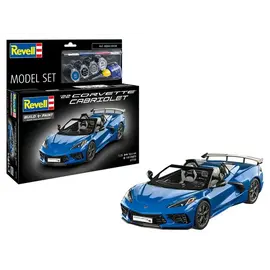 REVELL GERMANY REV 67750 2022 CORVETTE CABRIOLET INCL. AQUA COLOR 1/25 PLASTIC MODEL