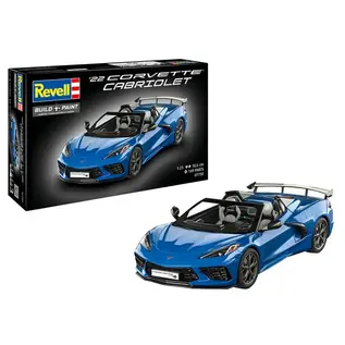 REVELL GERMANY REV 07750 2022 CORVETTE CABRIOLET 1/25 PLASTIC MODEL