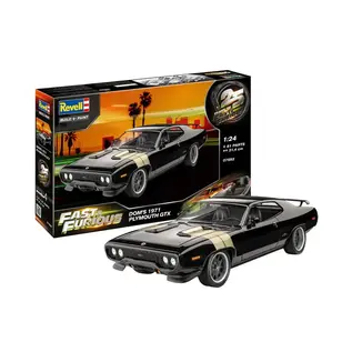 REVELL GERMANY REV 07692 DOM'S 1971 PLYMOUTH GTX (FAST & FURIOUS) 1/24 PLASTIC MODEL