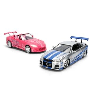 JADA TOYS JAD 37543 Jada 1/24 "Fast & Furious 25th Anniversary" Brian & Suki Twin Pack