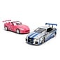 JADA TOYS JAD 37543 Jada 1/24 "Fast & Furious 25th Anniversary" Brian & Suki Twin Pack