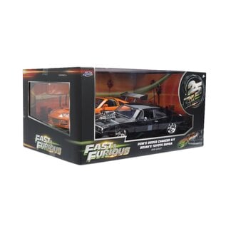 JADA TOYS JAD 37542 Jada 1/24 "Fast & Furious 25th Anniversary" Dom & Brian Twin Pack