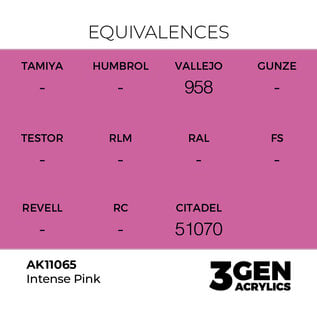 AK INTERACTIVE AK 11065 AK Interactive 3G Acrylic Intense Pink 17ml