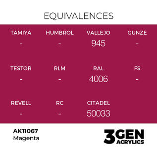 AK INTERACTIVE AK 11067 AK Interactive 3G Acrylic Magenta 17ml
