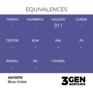 AK INTERACTIVE AK 11070 AK Interactive 3G Acrylic Blue Violet 17ml