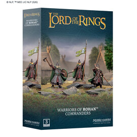 GAMES WORKSHOP WAR 99121464042 LOTR: WARRIORS OF ROHAN COMMANDERS