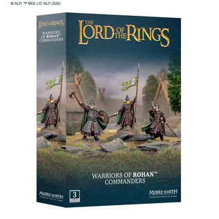 GAMES WORKSHOP WAR 99121464042 LOTR: WARRIORS OF ROHAN COMMANDERS