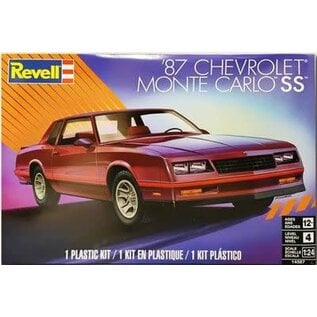 REVELL GERMANY REV 14587 1987 CHEVROLET MONTE CARLO SS 1/24 PLASTIC MODEL