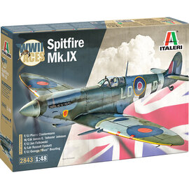 ITALERI ITA 2843 SPITFIRE MK.IX WWII-ACES 1/48 PLASTIC MODEL