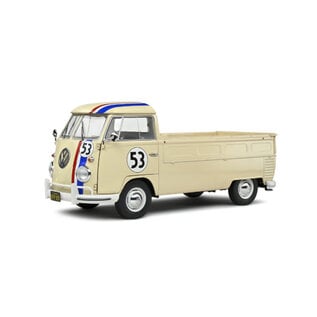 SOLIDO SOL S1806708 VOLKSWAGEN T1 PICKUP - RACER 53 - 1960 1/18 DIE-CAST