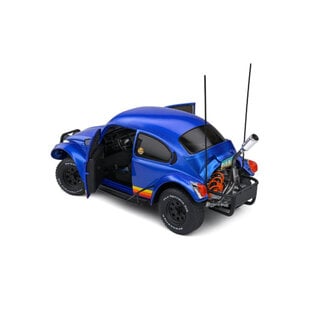SOLIDO SOL S1809601 VOLKSWAGEN BEETLE BAJA - METALLIC BLUE - 1975 1/18 DIE-CAST