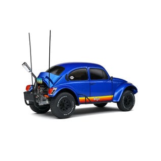 SOLIDO SOL S1809601 VOLKSWAGEN BEETLE BAJA - METALLIC BLUE - 1975 1/18 DIE-CAST