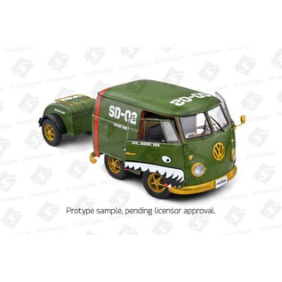 SOLIDO SOL S1810901 KOOL KOMBI - ARMY FIGHTER - 1950 1/18 DIE-CAST