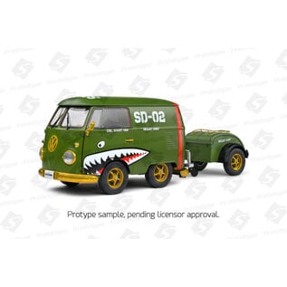 SOLIDO SOL S1810901 KOOL KOMBI - ARMY FIGHTER - 1950 1/18 DIE-CAST