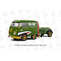 SOLIDO SOL S1810901 KOOL KOMBI - ARMY FIGHTER - 1950 1/18 DIE-CAST