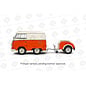 SOLIDO SOL S1810902 KOOL KOMBI - ORANGE & WHITE 1950 1/18 DIE-CAST