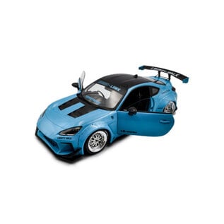 SOLIDO SOL S1813601 TOYOTA GR86 WITH LBWK BODYKIT - BABY BLUE - 2024 1/18 DIE-CAST