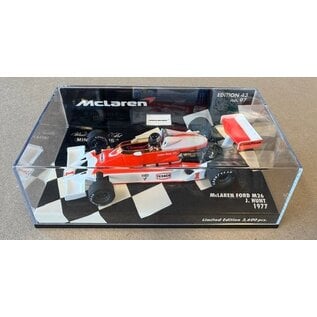 MINICHAMPS MIN 530774301 McLaren Ford M26 J.Hunt 1977 Limited edition 3600 pcs