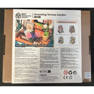 ROLIFE ROE DS030 Rolife Dreaming Terrace Garden Miniature Doll House