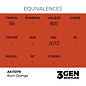 AK INTERACTIVE AK 11079 AK Interactive 3G Acrylic Burn Orange 17ml