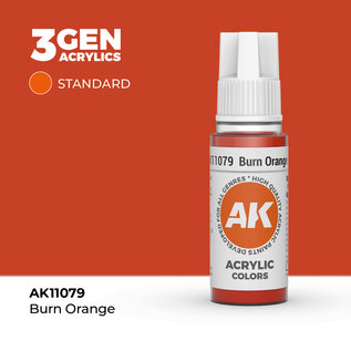 AK INTERACTIVE AK 11079 AK Interactive 3G Acrylic Burn Orange 17ml