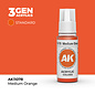 AK INTERACTIVE AK 11078 AK Interactive 3G Acrylic Medium Orange 17ml