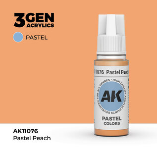 AK INTERACTIVE AK 11076 AK Interactive 3G Acrylic Pastel Peach 17ml