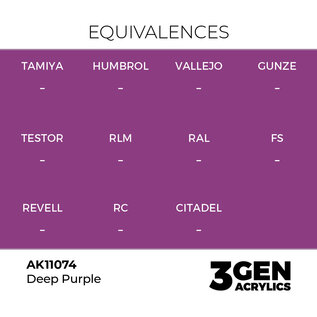 AK INTERACTIVE AK 11074 AK Interactive 3G Acrylic Deep Purple 17ml