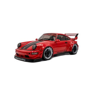 SOLIDO SOL S1807514 PORSCHE RWB BODYKIT TAIKANO KAISHIN RED 2024 1/18 DIE-CAST (small defect)