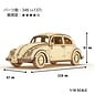AZONE AZO 525176 Azone wa-gu-mi Volkswagen Beetle (346 Pieces) Level 4 - BLUE