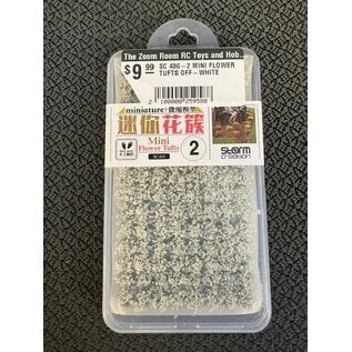 STORM CREATION SC 406-2 MINI FLOWER TUFTS OFF-WHITE