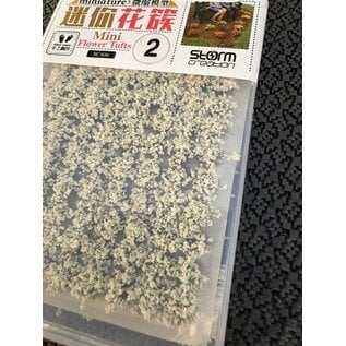STORM CREATION SC 406-2 MINI FLOWER TUFTS OFF-WHITE