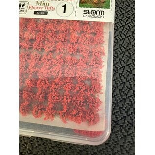STORM CREATION SC 406-1 MINI FLOWER TUFTS RED