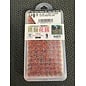 STORM CREATION SC 406-9 MINI FLOWER TUFTS RED/YELLOW